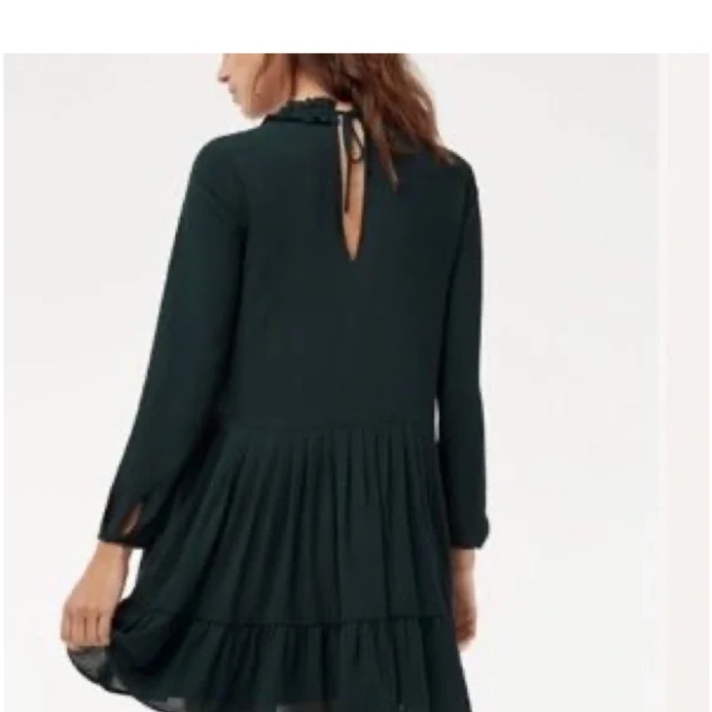 Aritzia Sunday Best Raleigh French Chic Burgundy Dress | Lace Ruffle Detail | XS - Picture 6 of 16